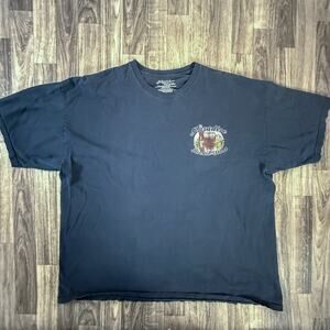 St Johns Bay Paradise Rockin’ Stout Beer Guitar Graphic Tee Black XLT Cotton